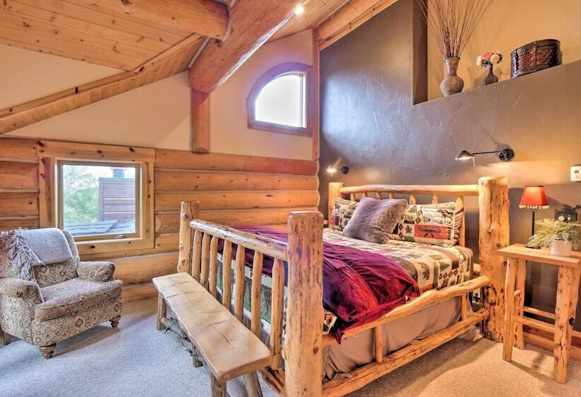 22str 00506 Fairplay Log Cabin: 26 Mi To Breck!