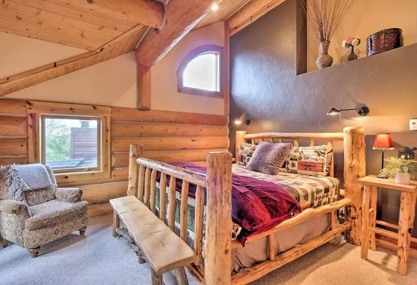 22str 00506 Fairplay Log Cabin: 26 Mi To Breck!