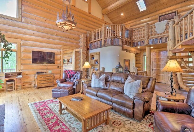 22str 00506 Fairplay Log Cabin: 26 Mi To Breck!