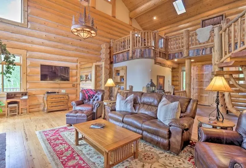 22str 00506 Fairplay Log Cabin: 26 Mi To Breck!