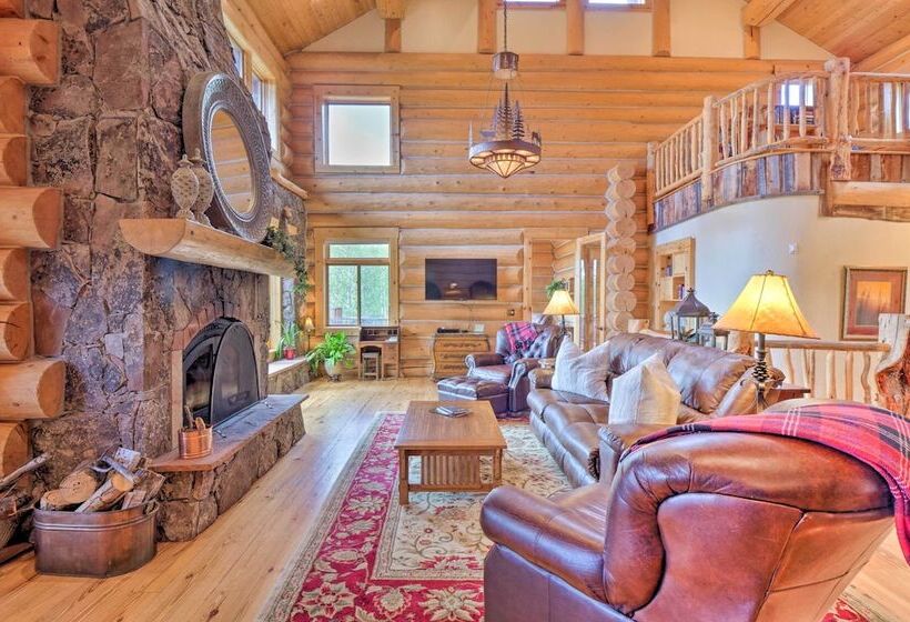 22str 00506 Fairplay Log Cabin: 26 Mi To Breck!