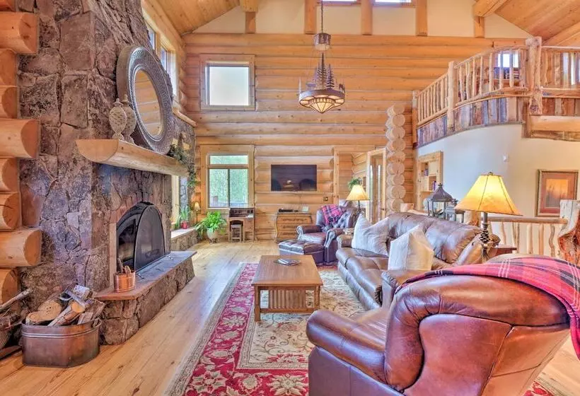 22str 00506 Fairplay Log Cabin: 26 Mi To Breck!