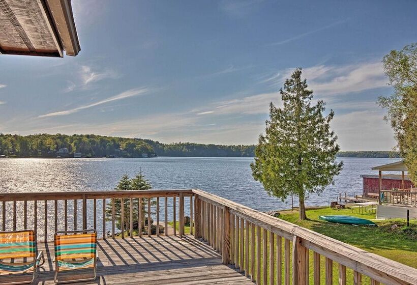 Lake Bonaparte  Fins & Feathers Lodge  W/ Dock!