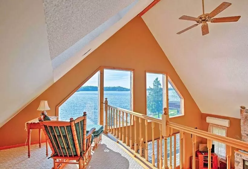 Lake Bonaparte  Fins & Feathers Lodge  W/ Dock!