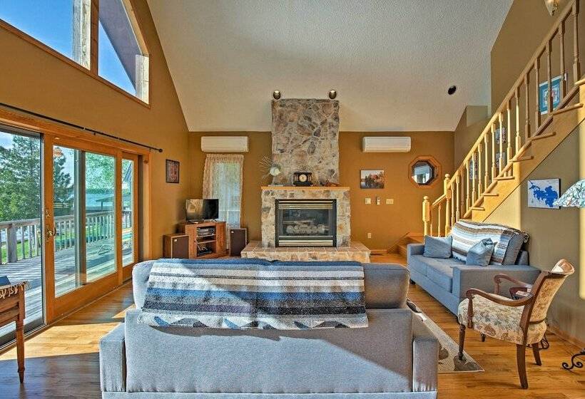 Lake Bonaparte  Fins & Feathers Lodge  W/ Dock!