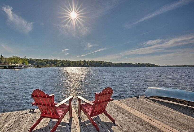 Lake Bonaparte  Fins & Feathers Lodge  W/ Dock!