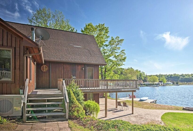 Lake Bonaparte  Fins & Feathers Lodge  W/ Dock!