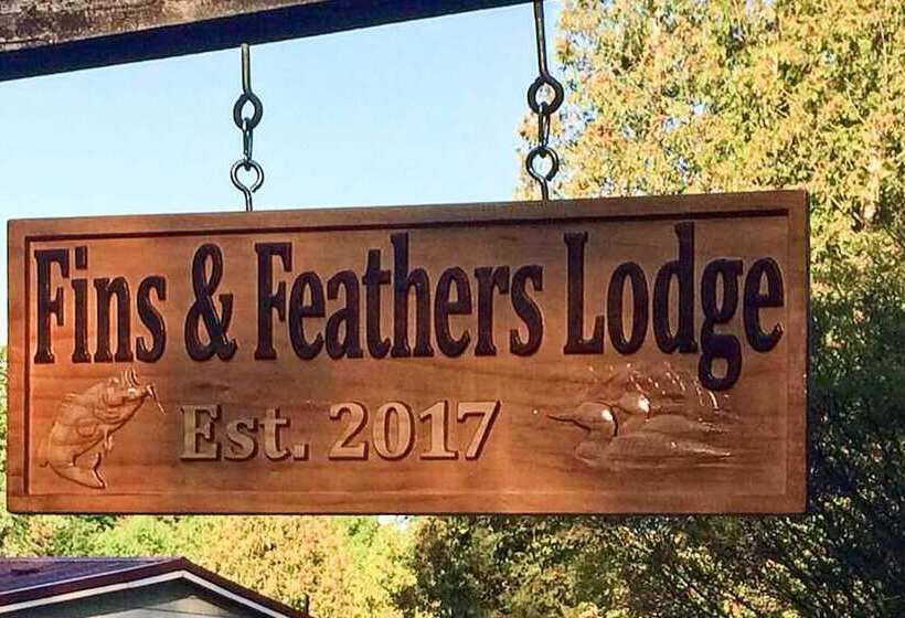Lake Bonaparte  Fins & Feathers Lodge  W/ Dock!