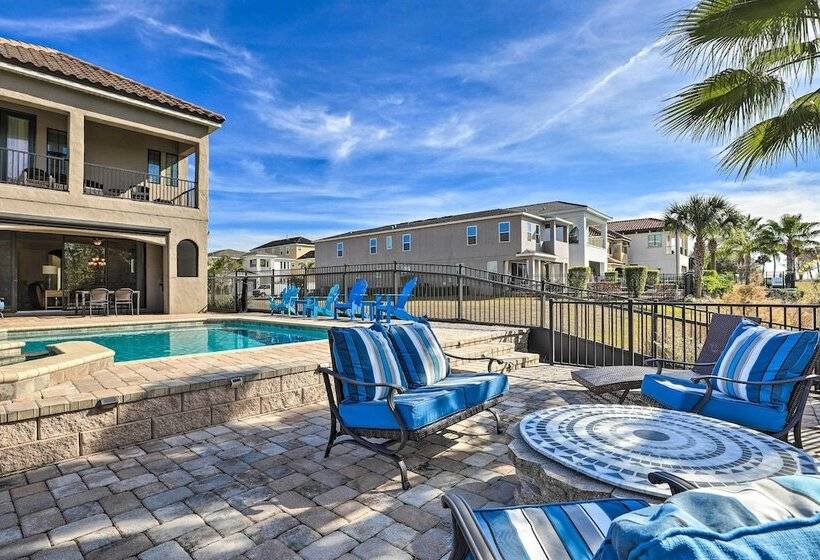 Luxe Reunion House W/ Private Pool: Near Disney!