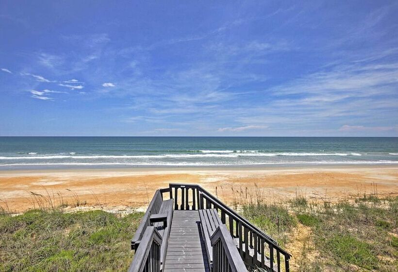 Oceanfront Oasis In Flagler Beach W/ Deck & Views!
