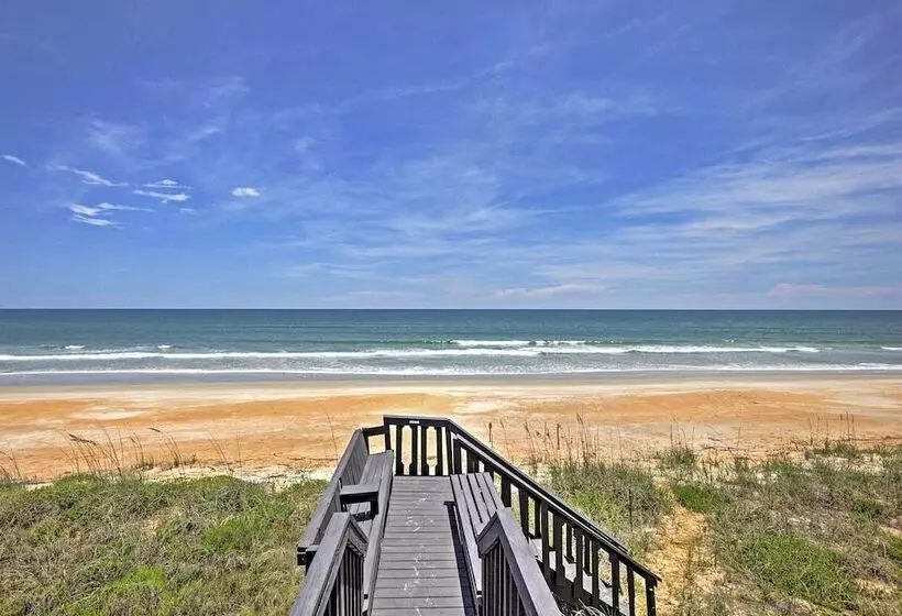 Oceanfront Oasis In Flagler Beach W/ Deck & Views!