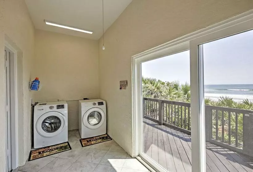 Oceanfront Oasis In Flagler Beach W/ Deck & Views!