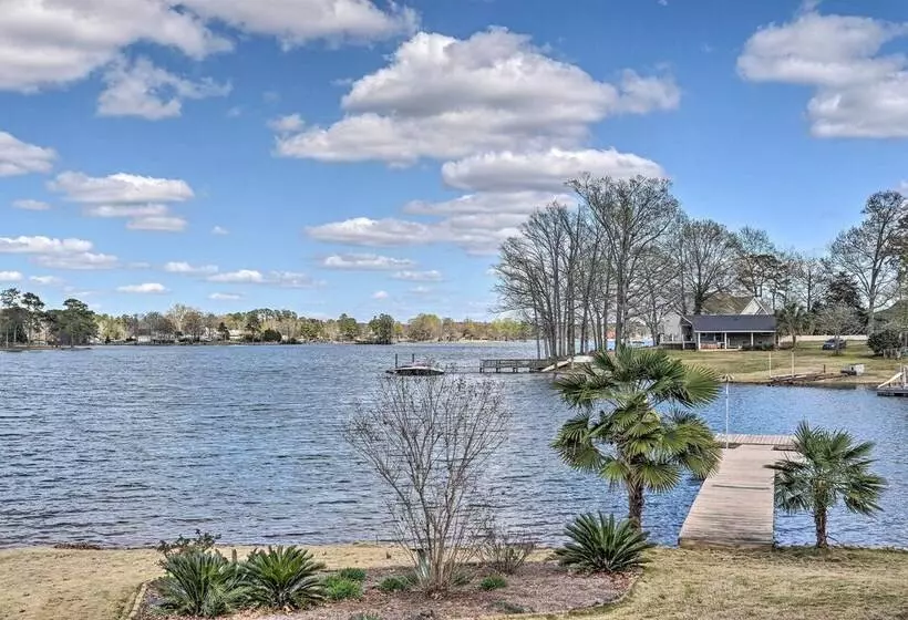 Quiet Lakefront Retreat W/ Boat Ramp & 2 Docks