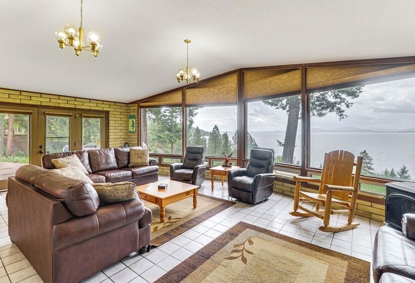 Flathead Lake Views: Scenic & Spacious Retreat!