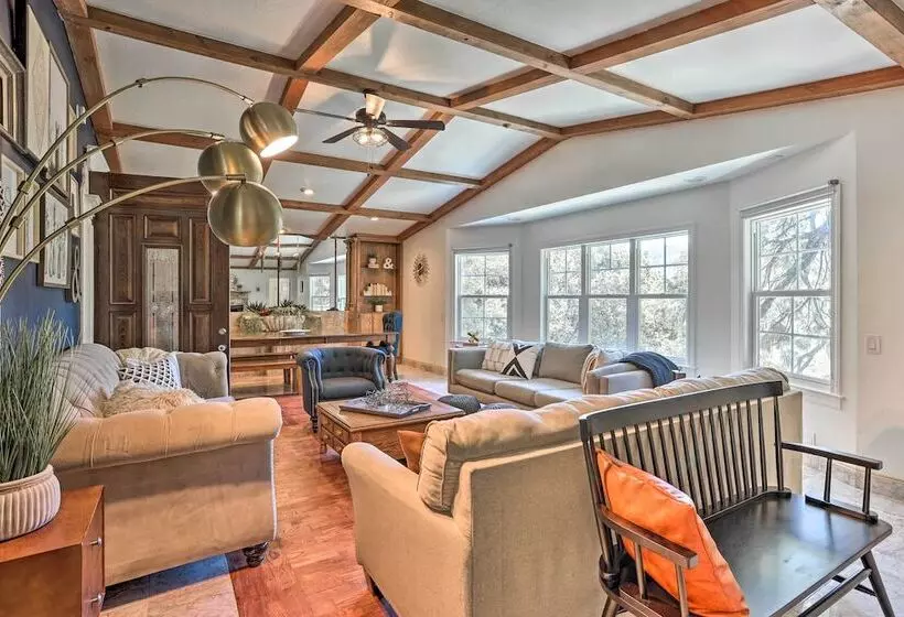 Boho Chic Home W/ Game Room Near Lake Gregory!