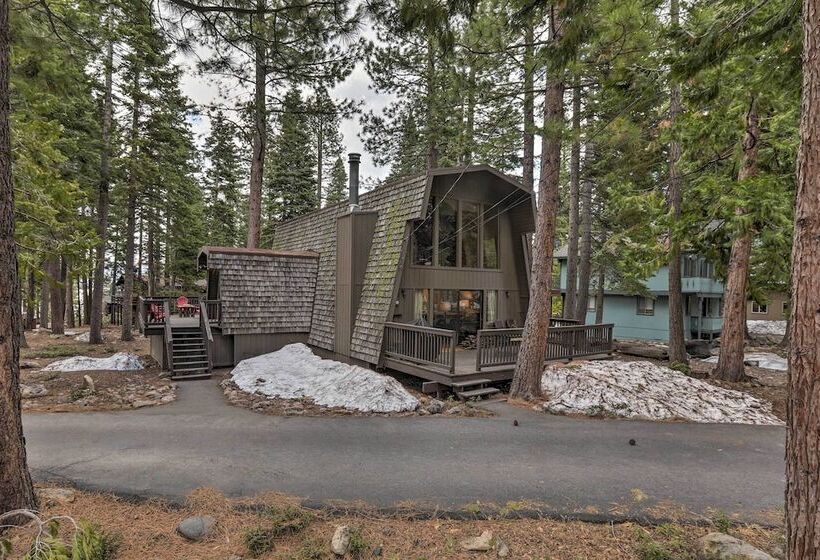 Near Skiing & Hiking: Carnelian Bay Cabin