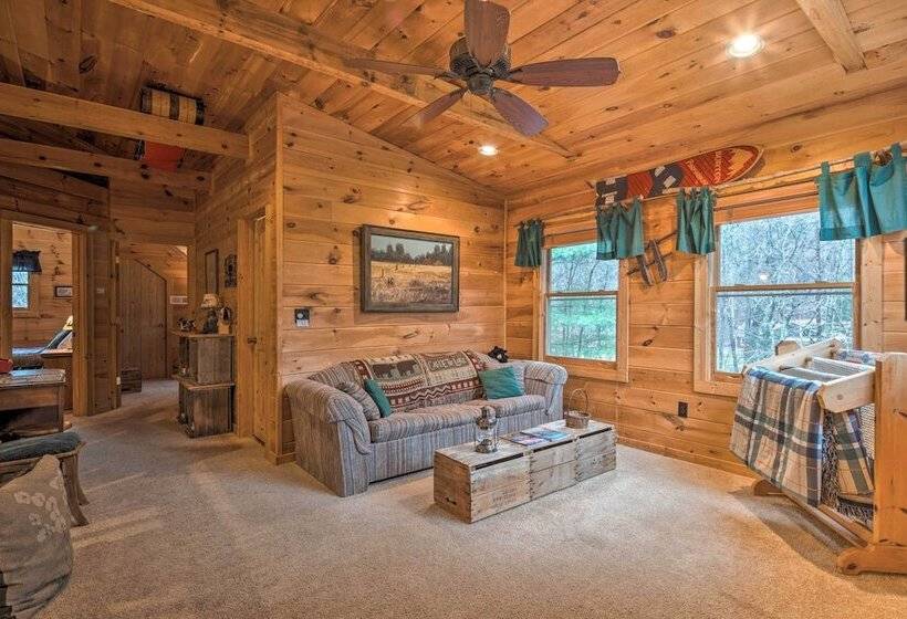 Lake Lure Log Cabin W/ Grill, Near Hiking!