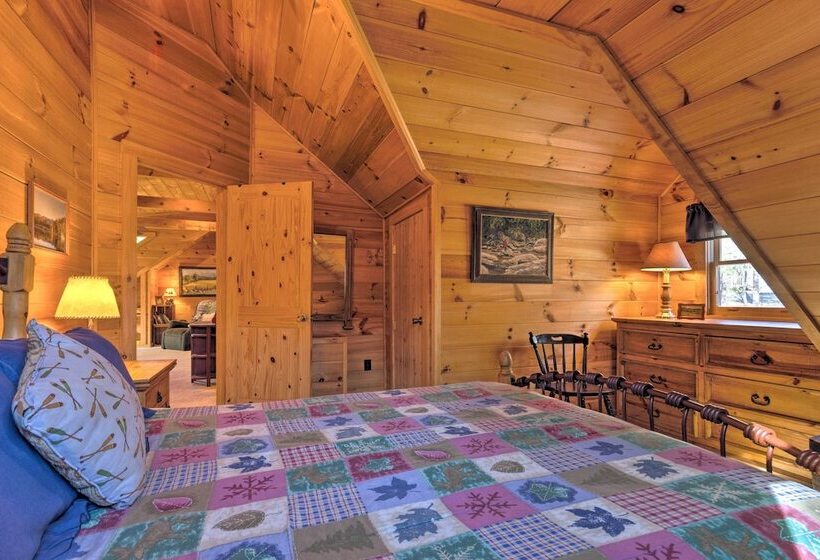 Lake Lure Log Cabin W/ Grill, Near Hiking!