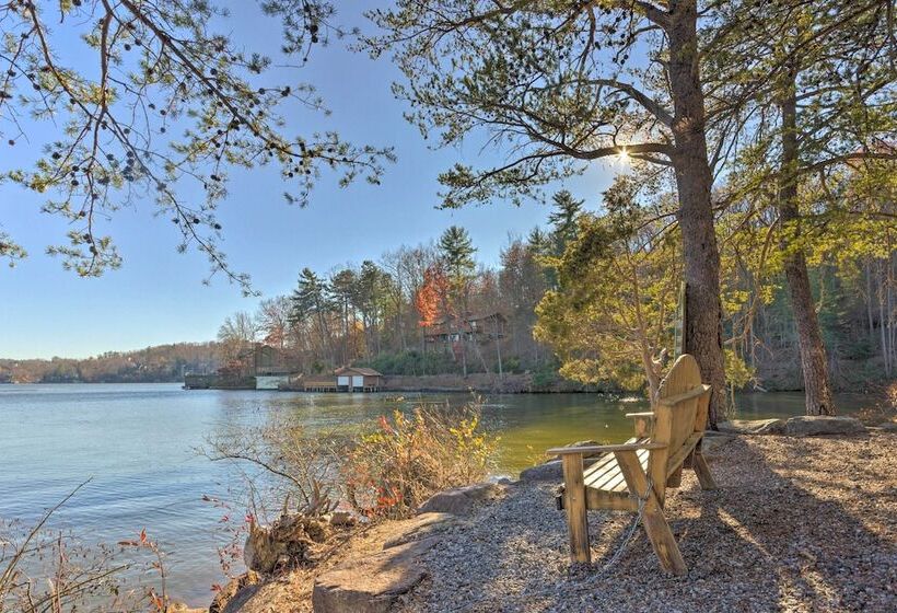 Lake Lure Log Cabin W/ Grill, Near Hiking!