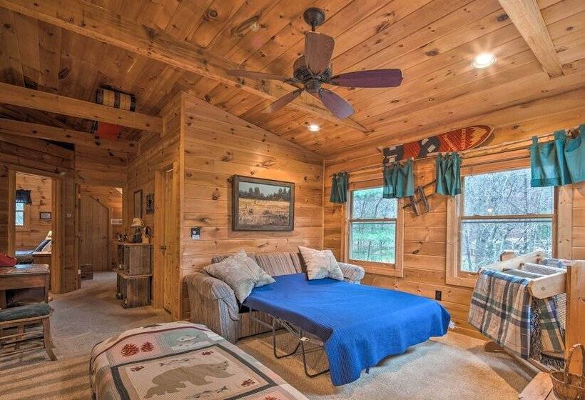 Lake Lure Log Cabin W/ Grill, Near Hiking!