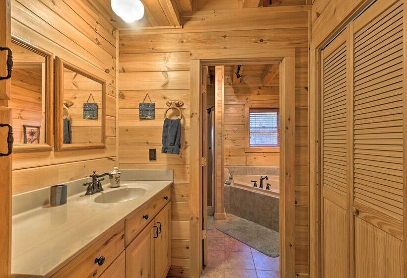 Lake Lure Log Cabin W/ Grill, Near Hiking!