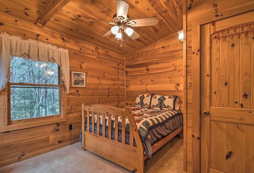 Lake Lure Log Cabin W/ Grill, Near Hiking!