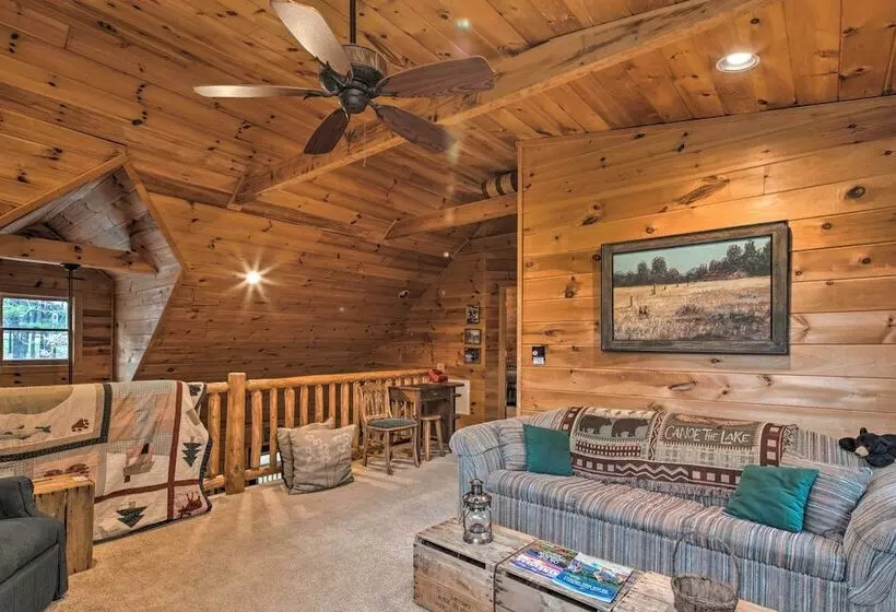 Lake Lure Log Cabin W/ Grill, Near Hiking!