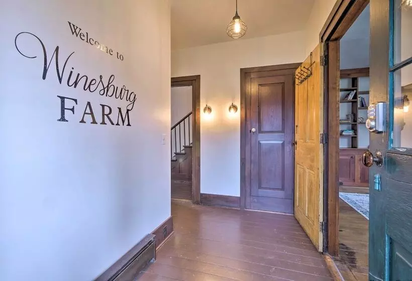 Timeless Winesburg Farmhouse W/ Deck
