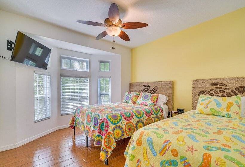 Tropical Canalfront Escape With Decks & Dock!