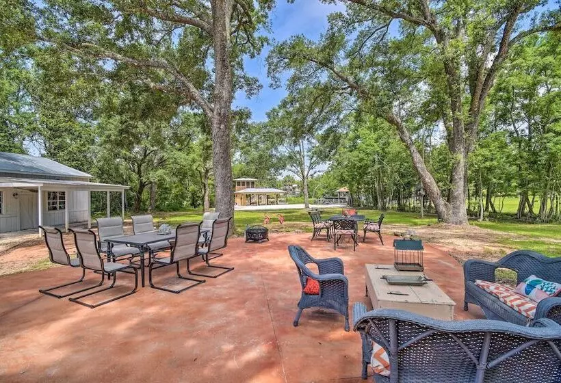 Riverside New Magnolia Springs Home W/ Dock, Beach
