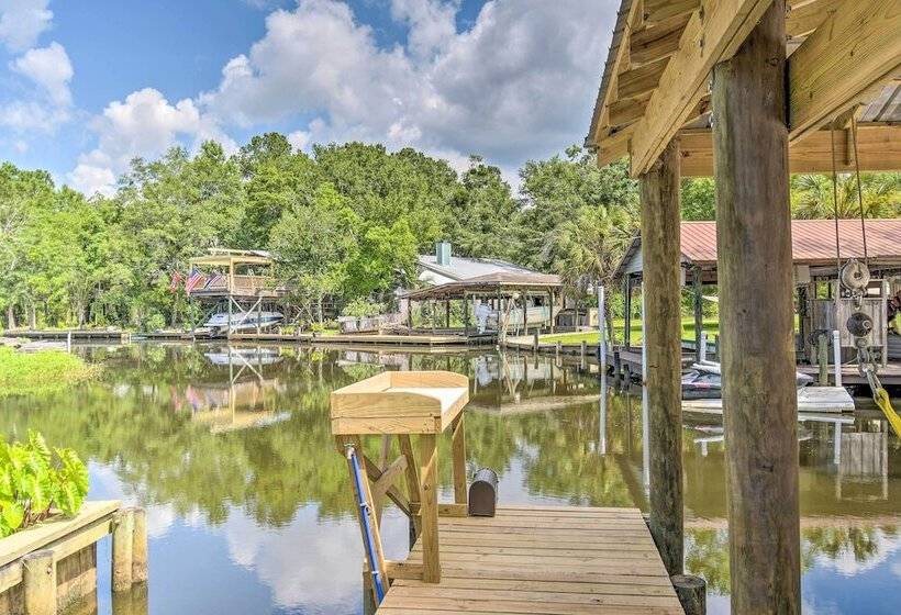 Riverside New Magnolia Springs Home W/ Dock, Beach