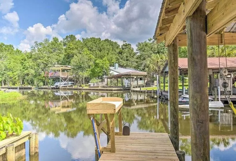 Riverside New Magnolia Springs Home W/ Dock, Beach