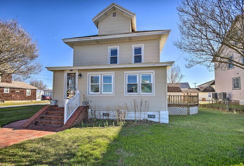 Chincoteague House W/ Enclosed Porch + Deck
