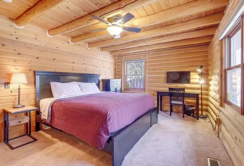 Interlochen Cabin W/ Fireplace   Near State Park!