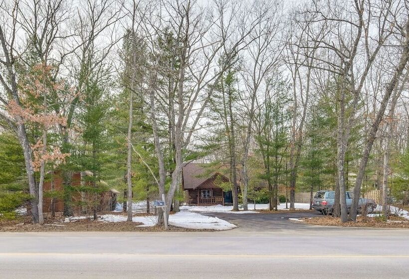 Interlochen Cabin W/ Fireplace   Near State Park!