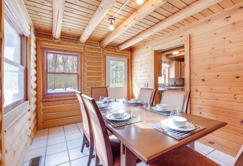 Interlochen Cabin W/ Fireplace   Near State Park!