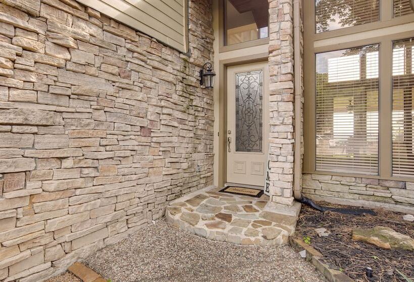 Lakefront Montgomery Home: Boat Cleats & Game Room