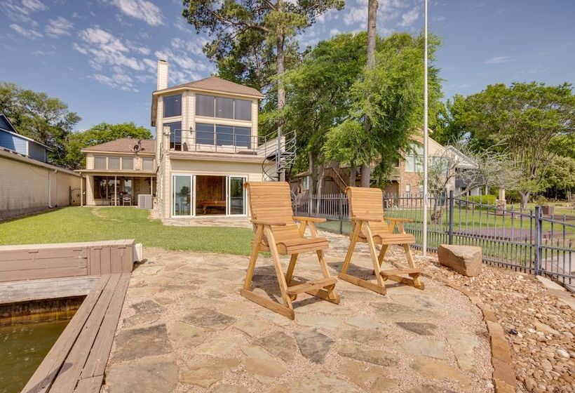 Lakefront Montgomery Home: Boat Cleats & Game Room