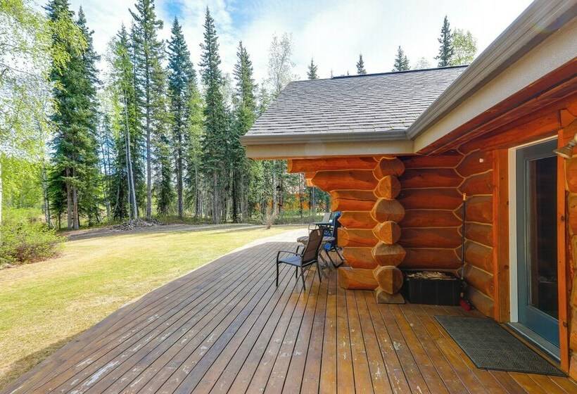 Riverside Log Cabin: On Site Aurora Viewing!