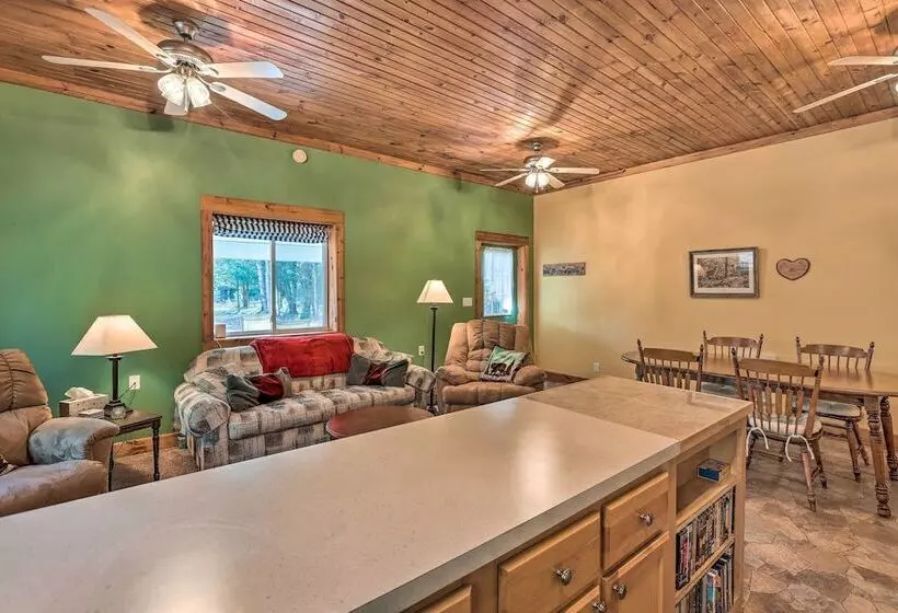 Secluded Bear Lake Getaway W/ Fire Pit & Porch!