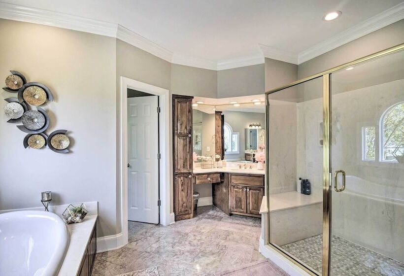 Waterfront Sunset Beach Escape W/ Dock & Golf View