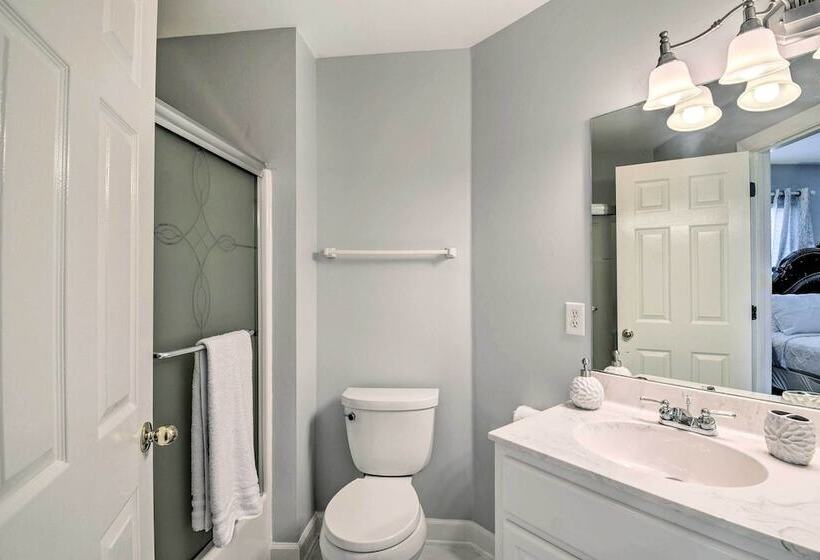 Waterfront Sunset Beach Escape W/ Dock & Golf View