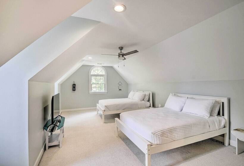 Waterfront Sunset Beach Escape W/ Dock & Golf View