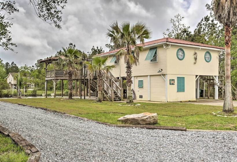 Bay St. Louis House W/ Boat Dock & Launch!