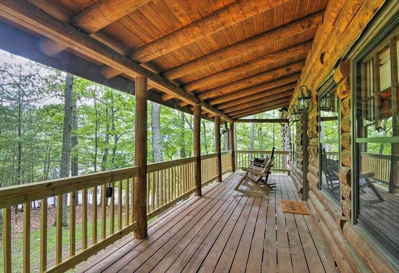 Family Friendly Massanutten Log Home W/ Views!