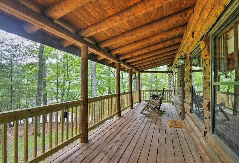 Family Friendly Massanutten Log Home W/ Views!