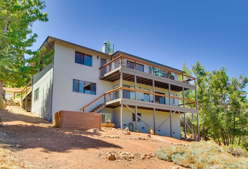 Idyllic Kelseyville Home W/ 2 Decks + Views!