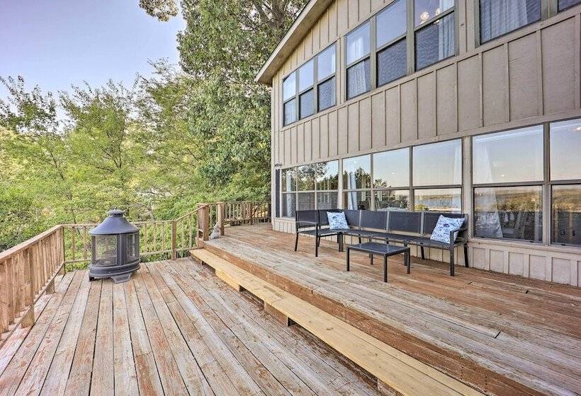 Lake View Home W/ Deck + Gas Grill In Bernice!