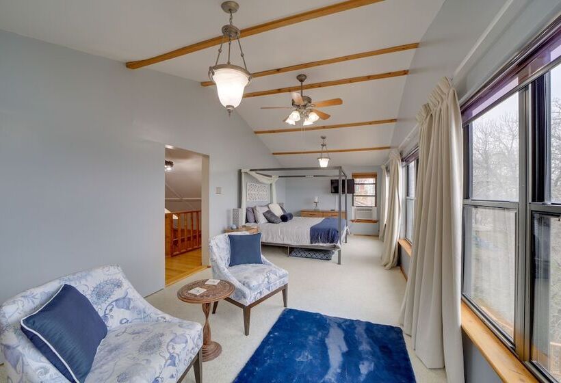 Lake View Home W/ Deck + Gas Grill In Bernice!