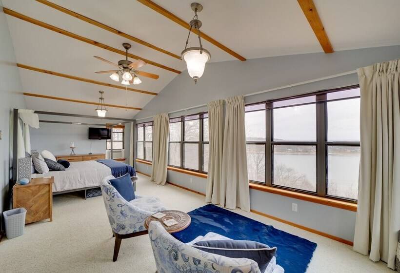 Lake View Home W/ Deck + Gas Grill In Bernice!